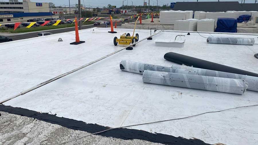 Commercial Flat Roofing Project 4 Mokena IL